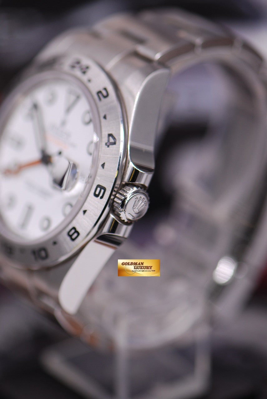 [SOLD] ROLEX OYSTER PERPETUAL EXPLORER II REF 216570 WHITE (NEAR MINT)