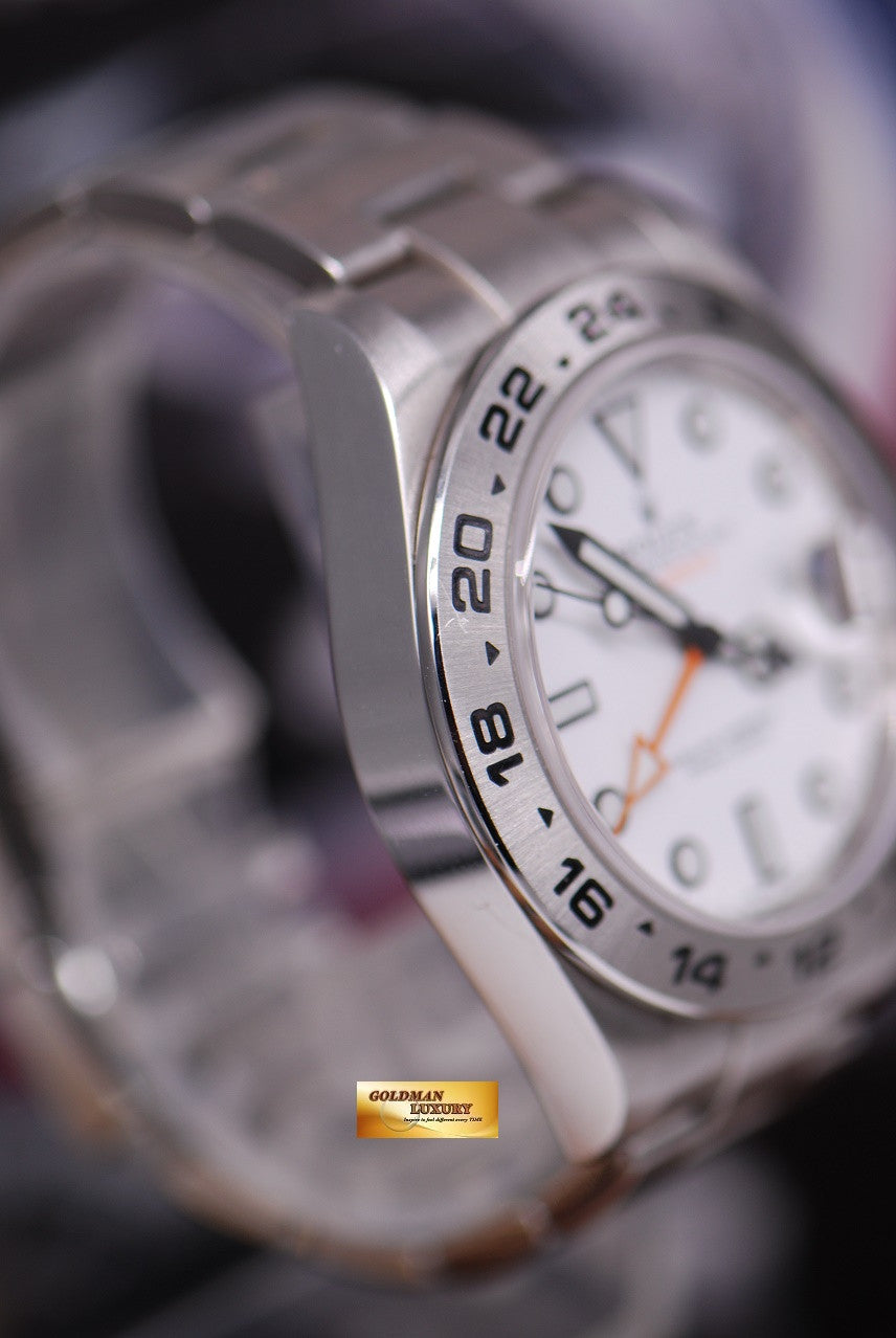 [SOLD] ROLEX OYSTER PERPETUAL EXPLORER II REF 216570 WHITE (NEAR MINT)