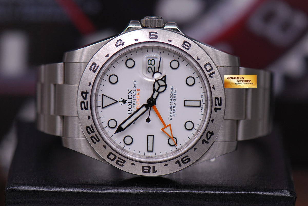 [SOLD] ROLEX OYSTER PERPETUAL EXPLORER II REF 216570 WHITE (NEAR MINT)