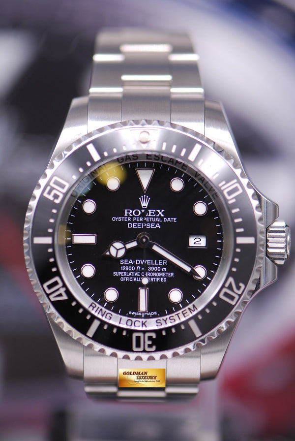 [SOLD] ROLEX OYSTER PERPETUAL DEEPSEA SEA-DWELLER BLACK 116660 (MINT)