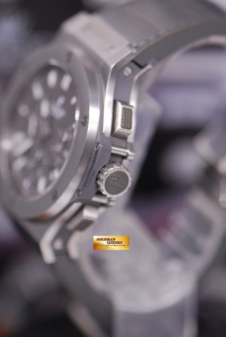 [SOLD] HUBLOT BIG BANG 44mm CHRONOGRAPH SS BEZEL GREY AUTOMATIC (MINT)