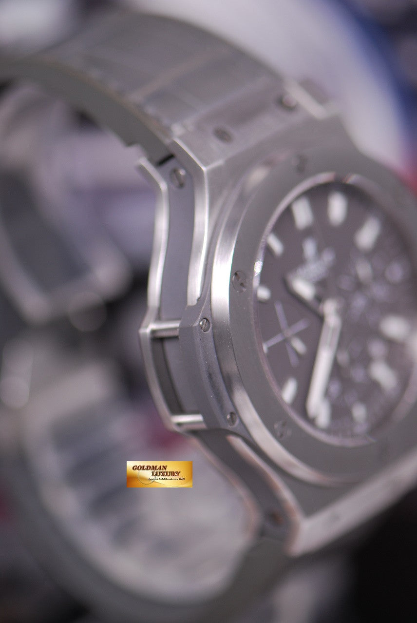 [SOLD] HUBLOT BIG BANG 44mm CHRONOGRAPH SS BEZEL GREY AUTOMATIC (MINT)