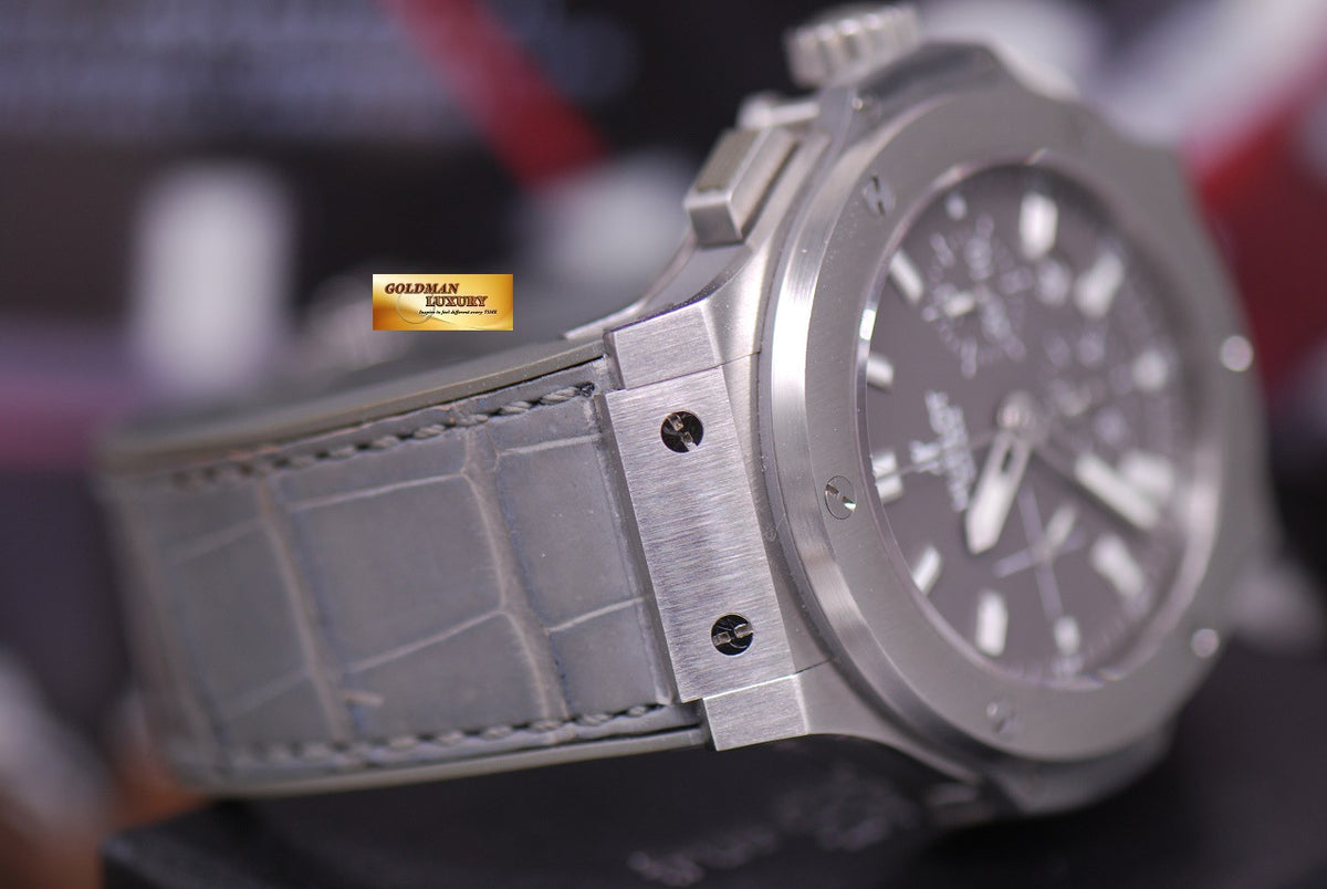 [SOLD] HUBLOT BIG BANG 44mm CHRONOGRAPH SS BEZEL GREY AUTOMATIC (MINT)