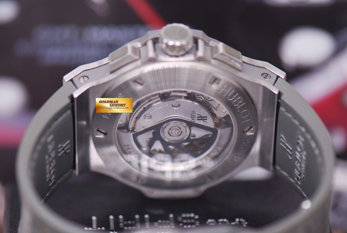 [SOLD] HUBLOT BIG BANG 44mm CHRONOGRAPH SS BEZEL GREY AUTOMATIC (MINT)