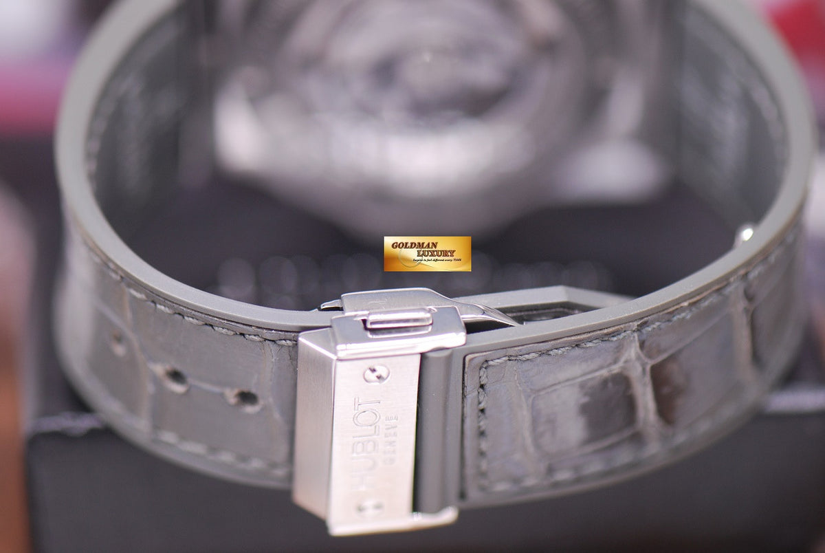 [SOLD] HUBLOT BIG BANG 44mm CHRONOGRAPH SS BEZEL GREY AUTOMATIC (MINT)