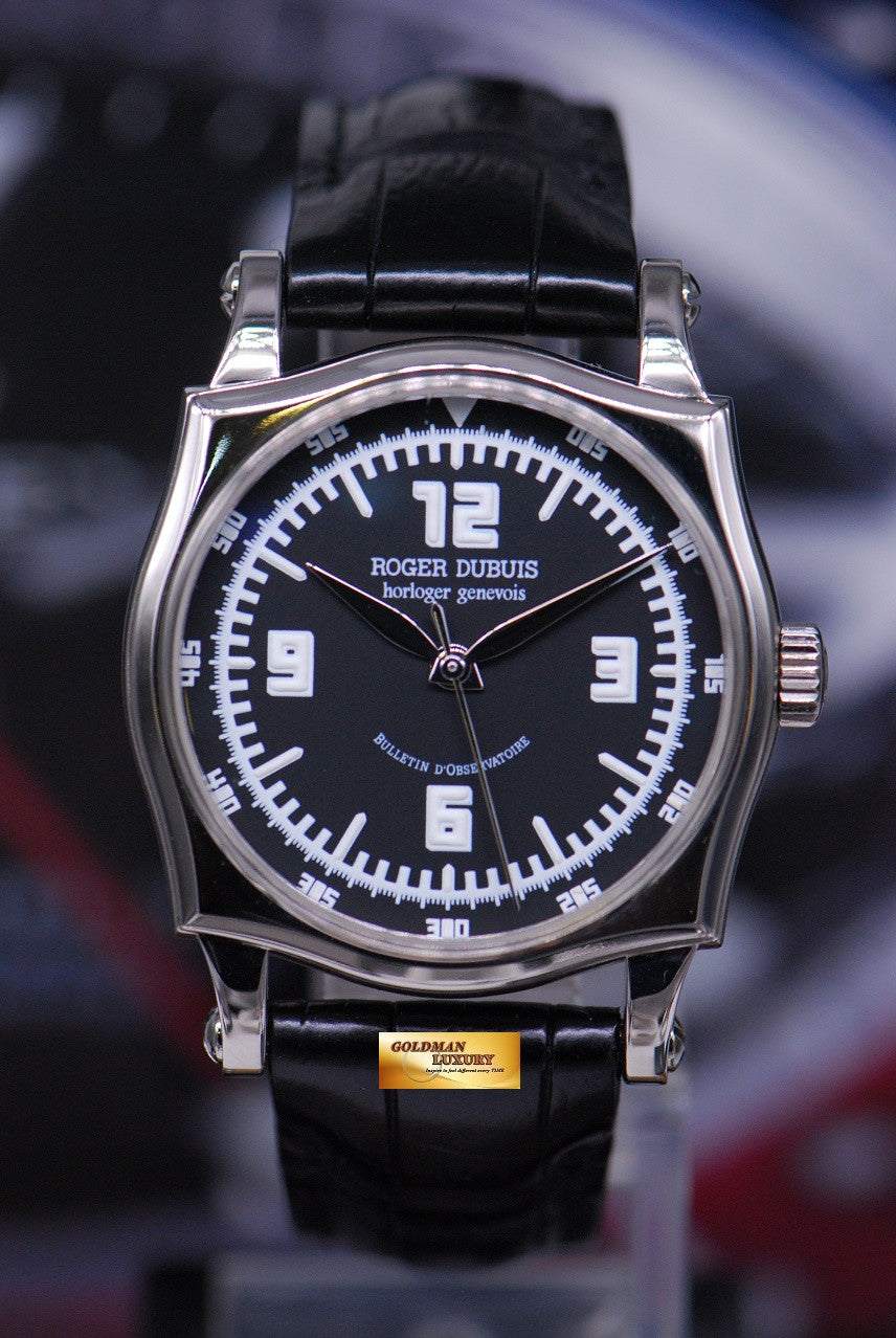 [SOLD] ROGER DUBUIS SYMPATHIE SLIM 18K WHITE GOLD  AUTOMATIC S37.57.0 (MINT)