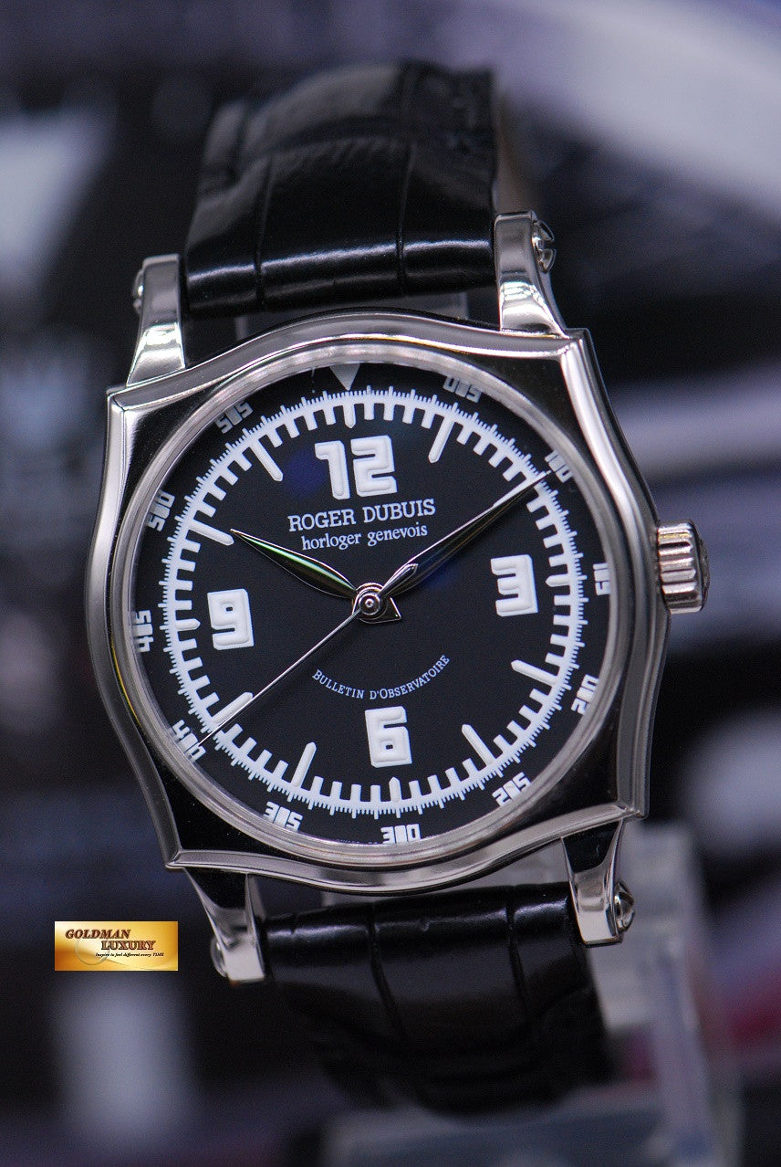 [SOLD] ROGER DUBUIS SYMPATHIE SLIM 18K WHITE GOLD  AUTOMATIC S37.57.0 (MINT)