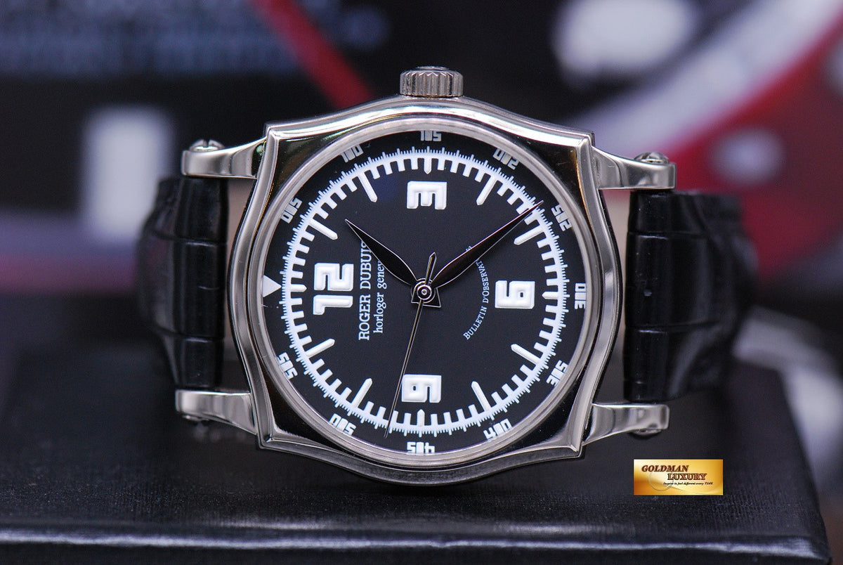 [SOLD] ROGER DUBUIS SYMPATHIE SLIM 18K WHITE GOLD  AUTOMATIC S37.57.0 (MINT)