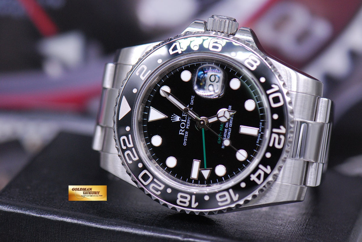 [SOLD] ROLEX OYSTER PERPETUAL GMT-MASTER II CERAMIC BLACK (MINT)