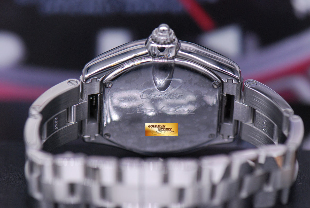 [SOLD] CARTIER ROADSTER SMALL LADIES SS PINK QUARTZ (MINT)