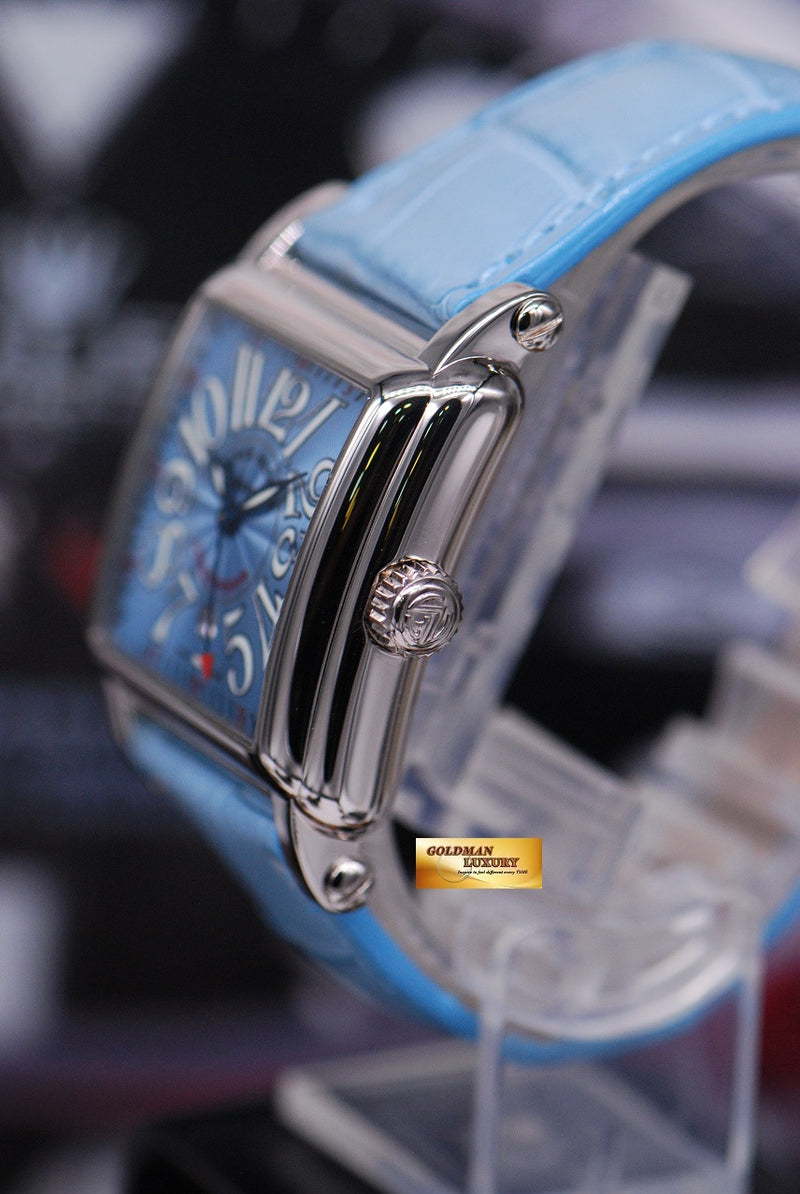 FRANCK MULLER CONQUISTADOR CORTEZ LADIES 18K WHITE GOLD AUTOMATIC