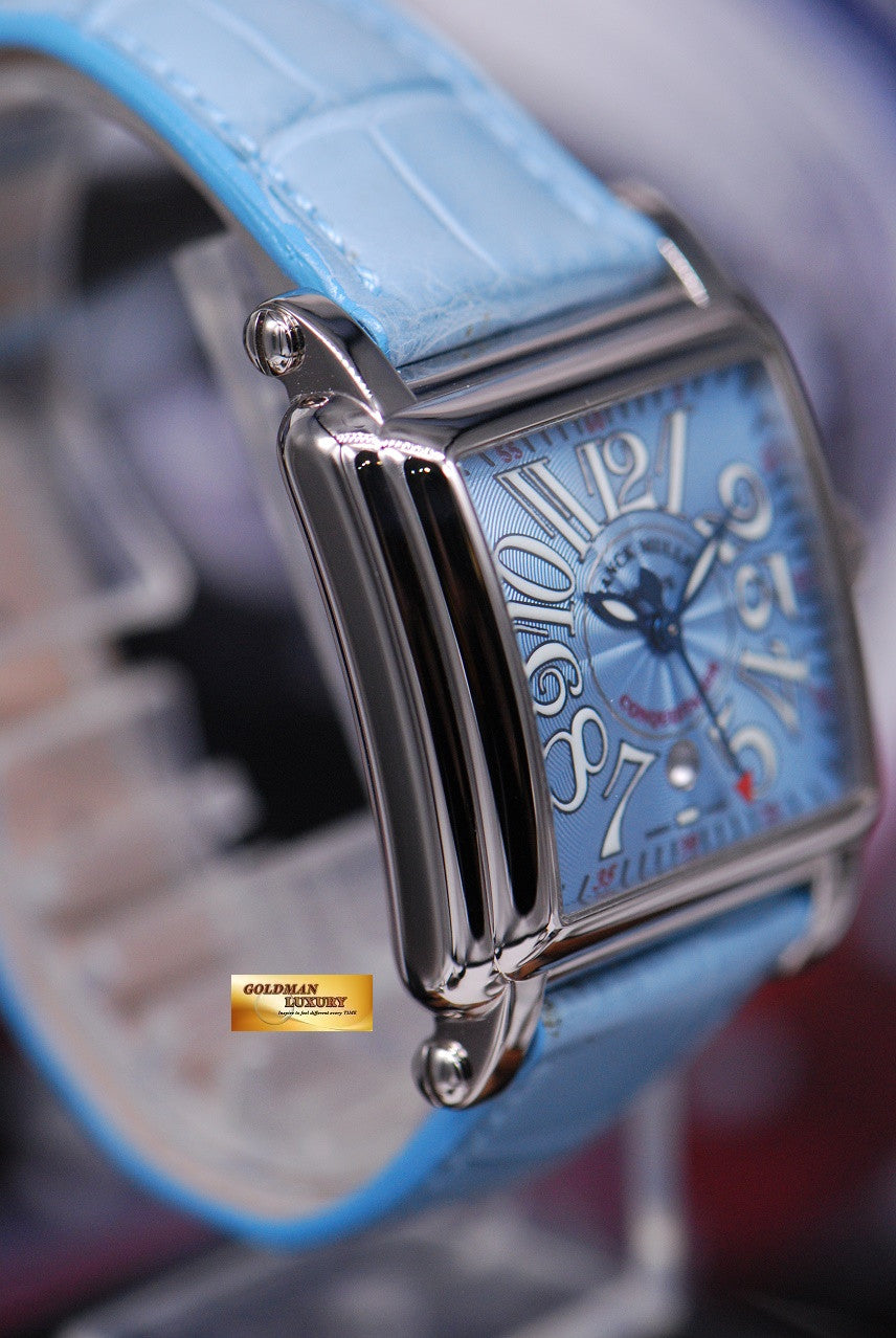 FRANCK MULLER CONQUISTADOR CORTEZ LADIES 18K WHITE GOLD AUTOMATIC 10000 L (MINT)