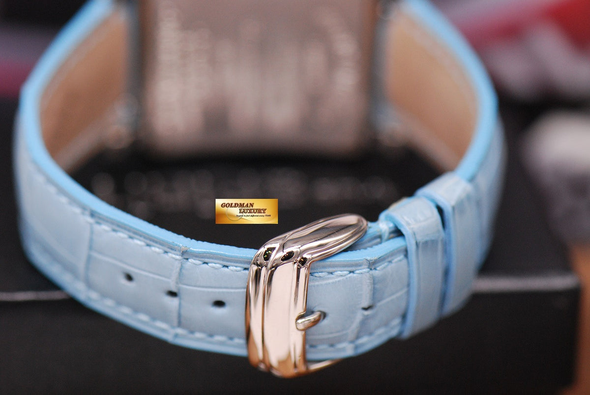 FRANCK MULLER CONQUISTADOR CORTEZ LADIES 18K WHITE GOLD AUTOMATIC 10000 L (MINT)