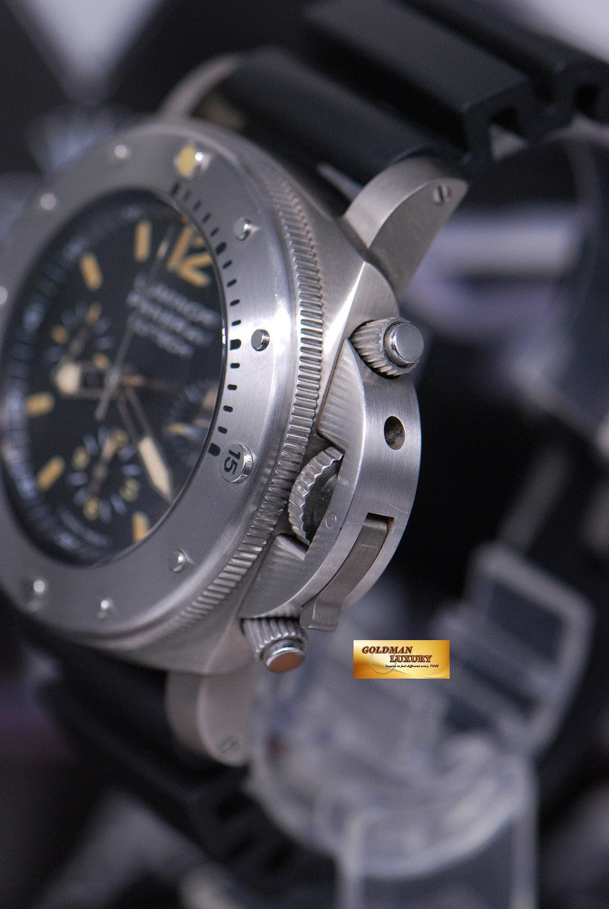 [SOLD] PANERAI LUMINOR SLYTECH CHRONOGRAPH TITANIUM “SYLVESTER STALLONE” SPECIAL EDITION PAM 202 AUTOMATIC (MINT)