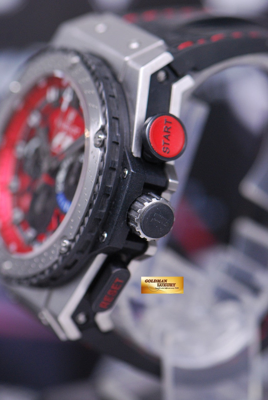 [SOLD] HUBLOT KING POWER AUSTIN FORMULA 1 CHRONOGRAPH TITANIUM  RED LIMITED EDITION (MINT)