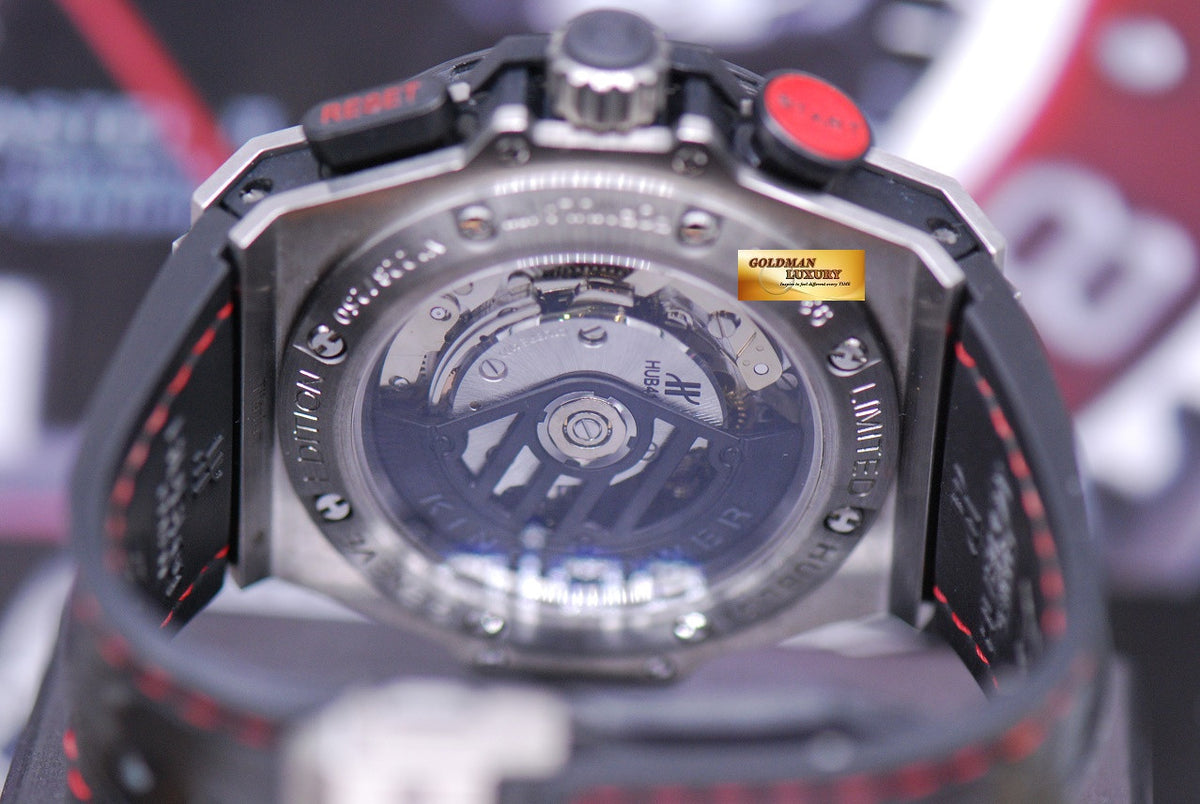 [SOLD] HUBLOT KING POWER AUSTIN FORMULA 1 CHRONOGRAPH TITANIUM  RED LIMITED EDITION (MINT)