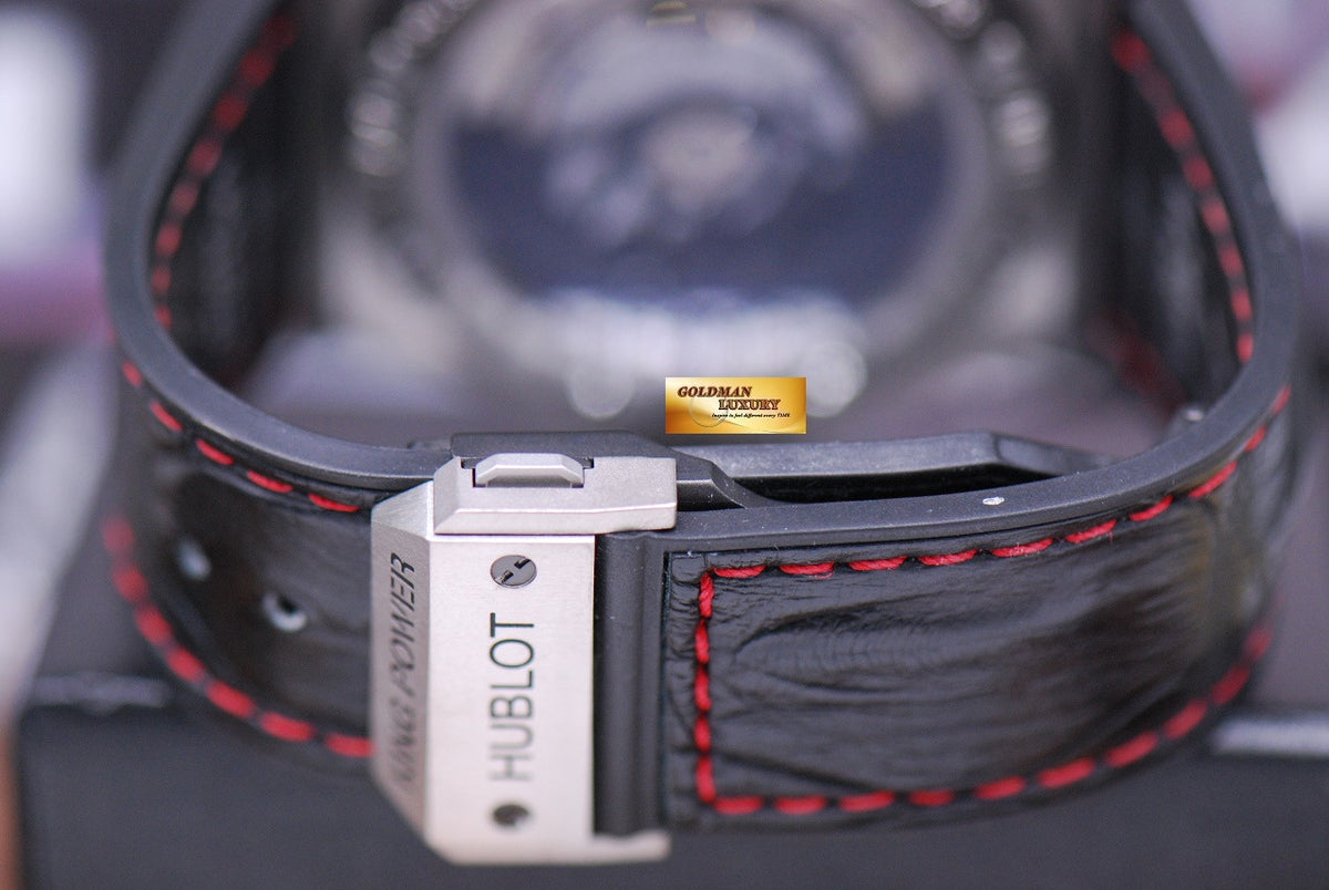 [SOLD] HUBLOT KING POWER AUSTIN FORMULA 1 CHRONOGRAPH TITANIUM  RED LIMITED EDITION (MINT)