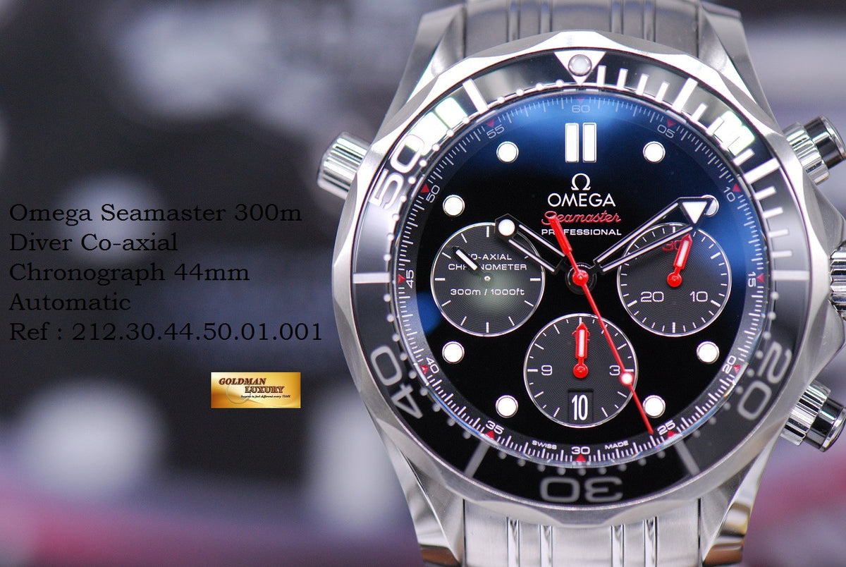 [SOLD] OMEGA SEAMASTER 300m DIVER 44mm CO-AXIAL CHRONOGRAPH AUTOMATIC (NEW-UNWORN)