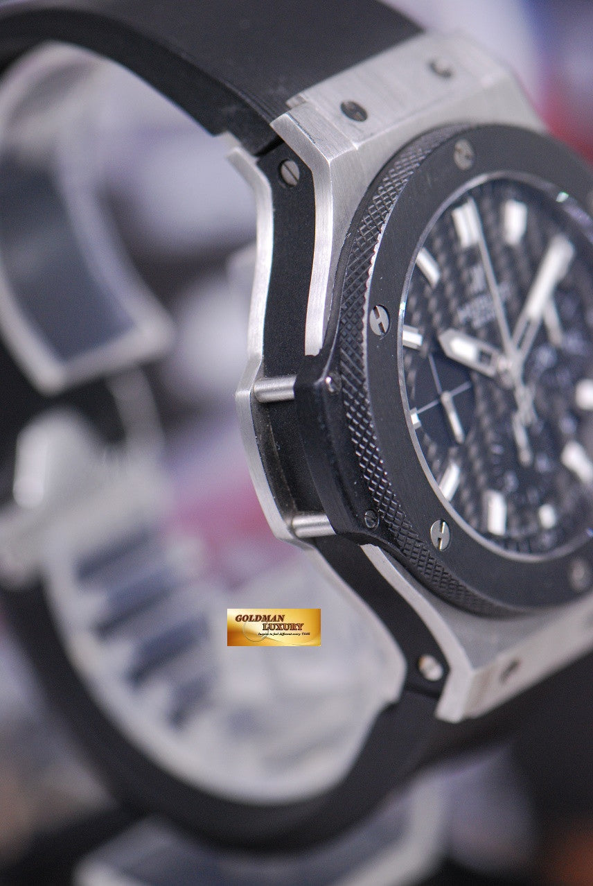 [SOLD] HUBLOT BIG BANG 44mm CHRONOGRAPH CERAMIC BEZEL BLACK AUTOMATIC (MINT)