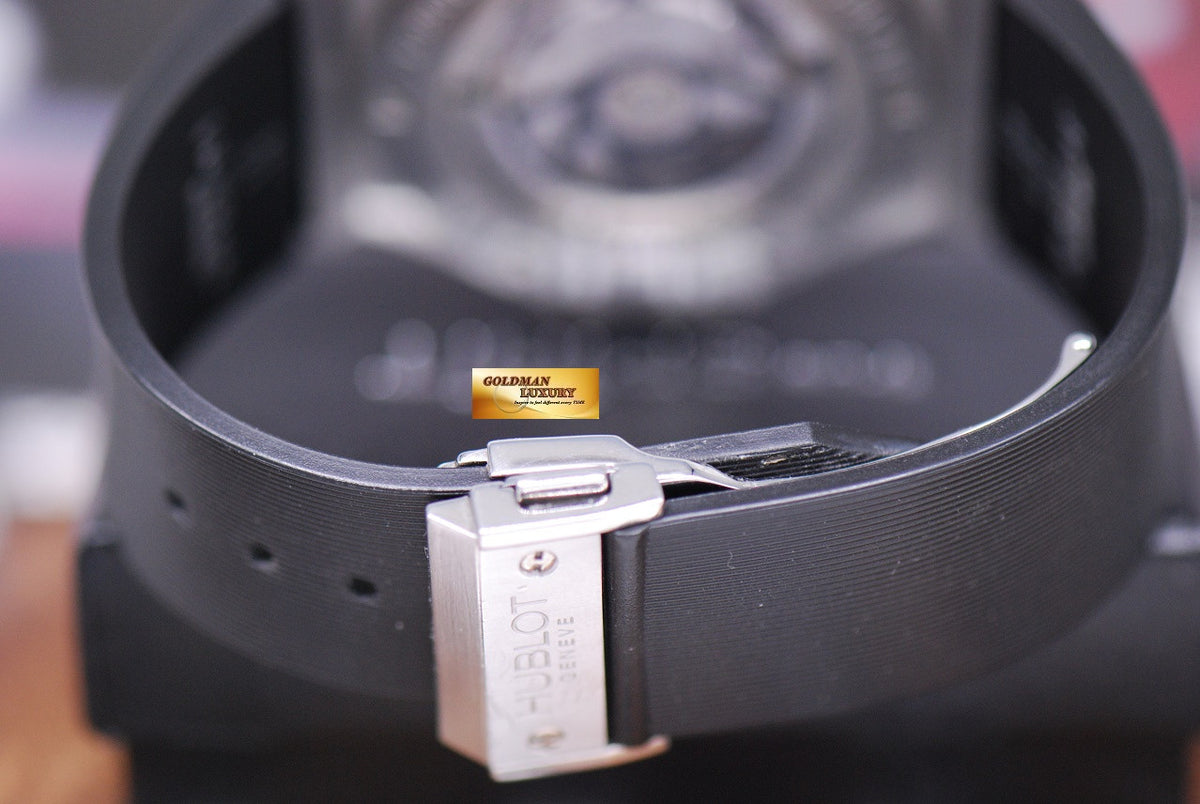 [SOLD] HUBLOT BIG BANG 44mm CHRONOGRAPH CERAMIC BEZEL BLACK AUTOMATIC (MINT)