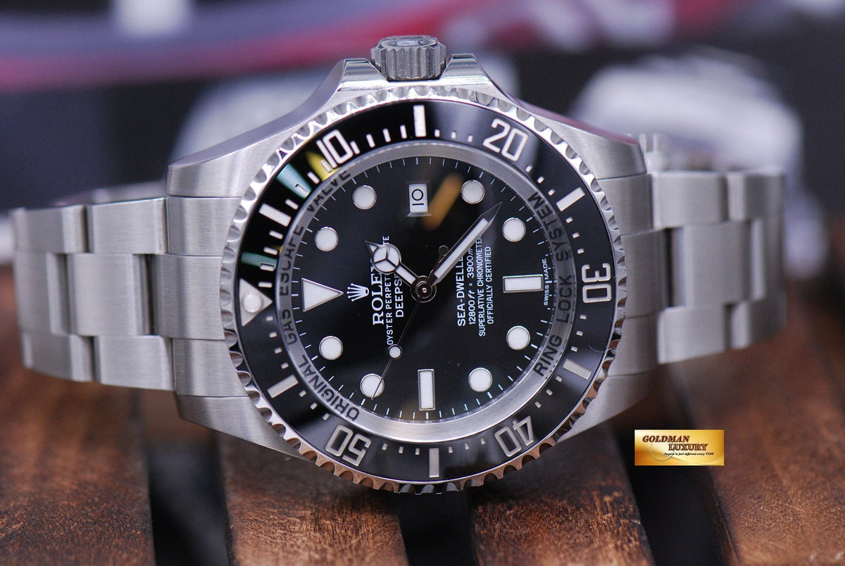 [SOLD] ROLEX OYSTER PERPETUAL DEEPSEA SEA-DWELLER BLACK 116660 (LNIB)
