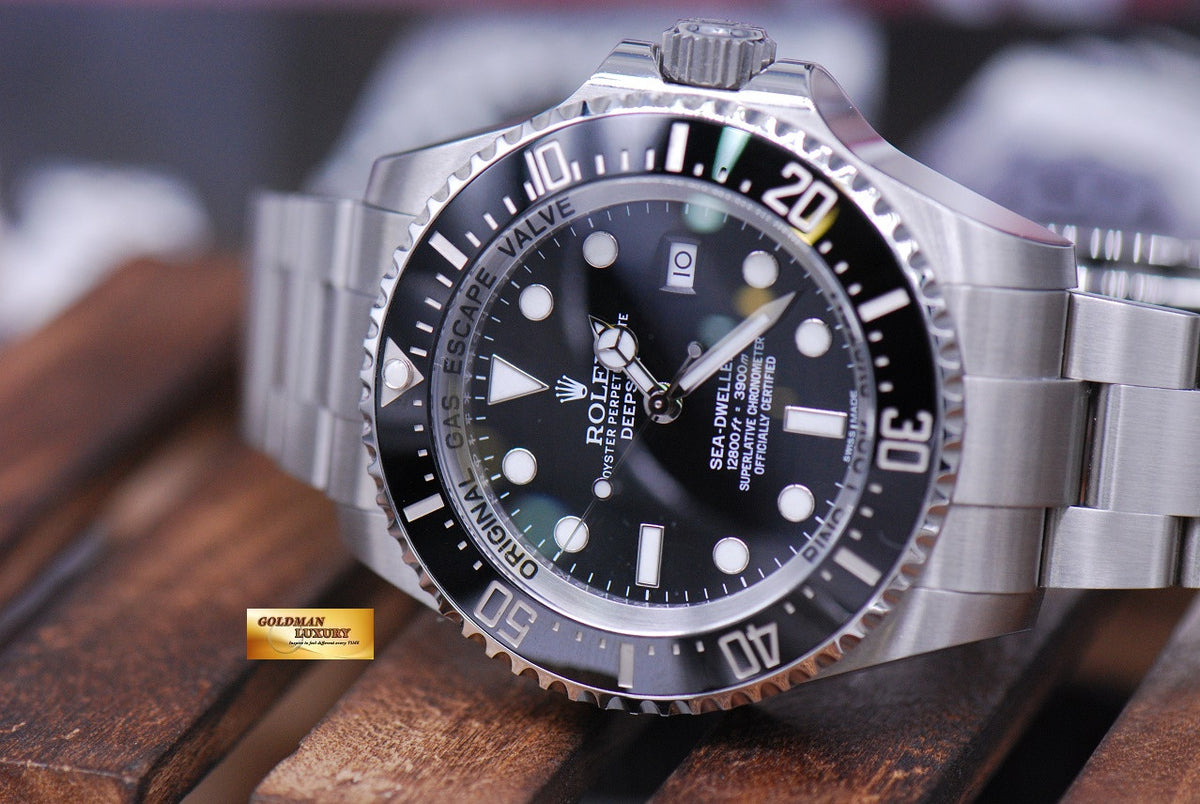 [SOLD] ROLEX OYSTER PERPETUAL DEEPSEA SEA-DWELLER BLACK 116660 (LNIB)