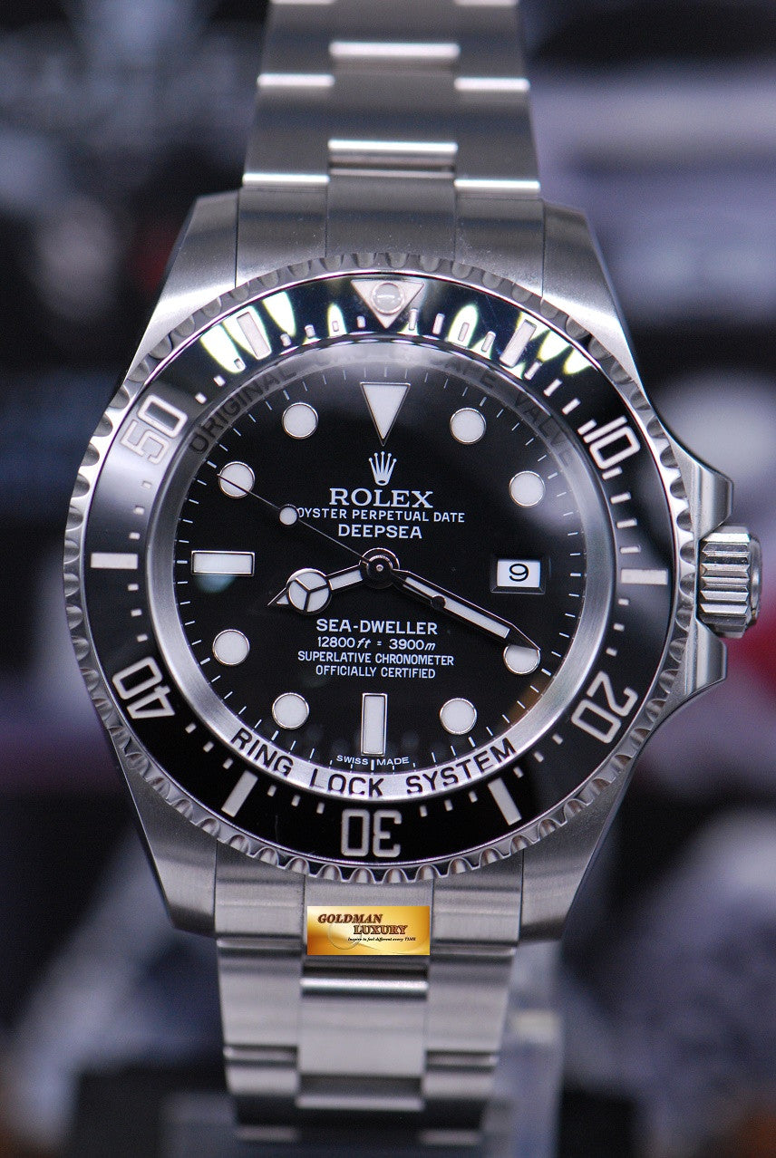 [SOLD] ROLEX OYSTER PERPETUAL DEEPSEA SEA-DWELLER BLACK 116660 (LNIB)