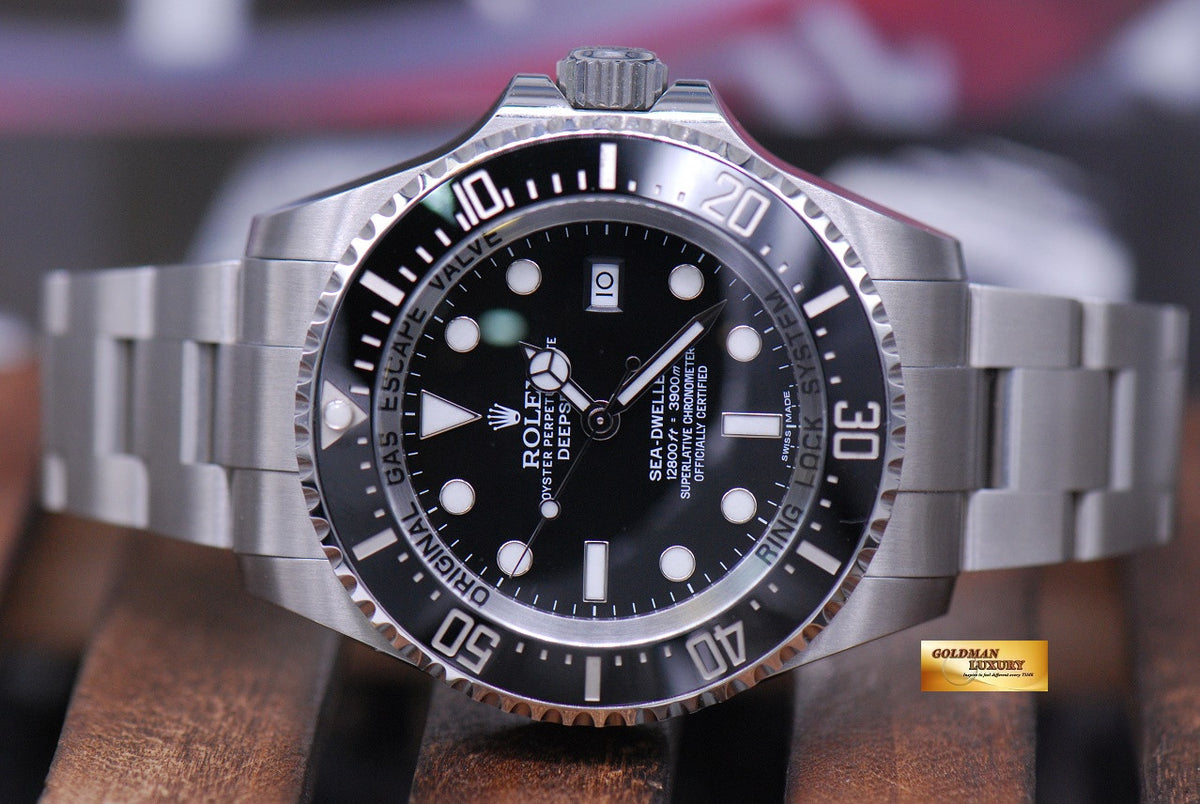 [SOLD] ROLEX OYSTER PERPETUAL DEEPSEA SEA-DWELLER BLACK 116660 (LNIB)