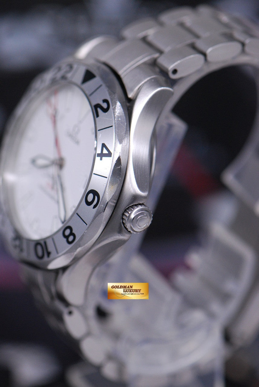 [SOLD] OMEGA SEAMASTER DIVER GMT 41mm AUTOMATIC WHITE (NEAR MINT)