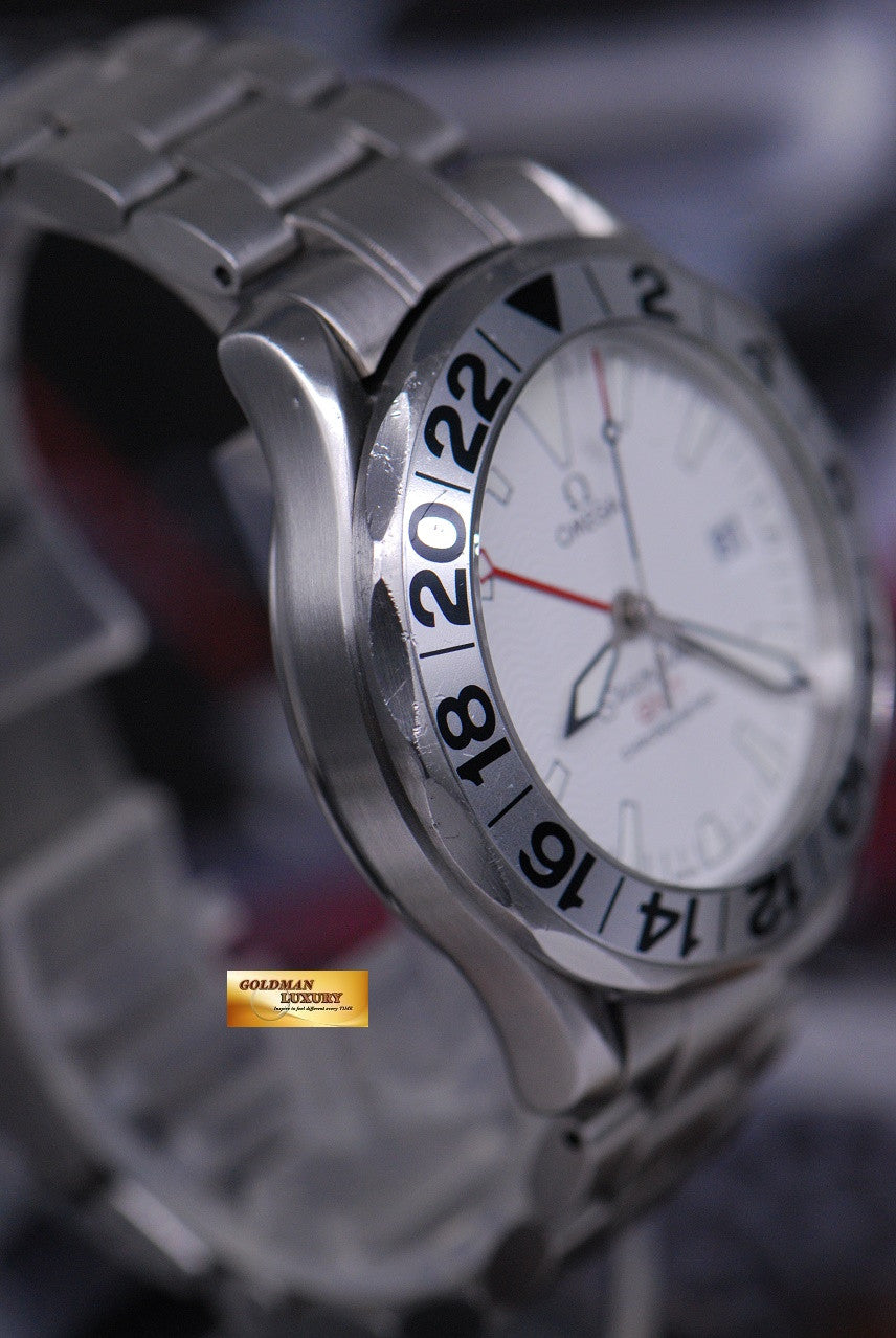 [SOLD] OMEGA SEAMASTER DIVER GMT 41mm AUTOMATIC WHITE (NEAR MINT)