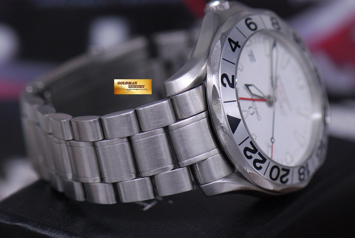 [SOLD] OMEGA SEAMASTER DIVER GMT 41mm AUTOMATIC WHITE (NEAR MINT)