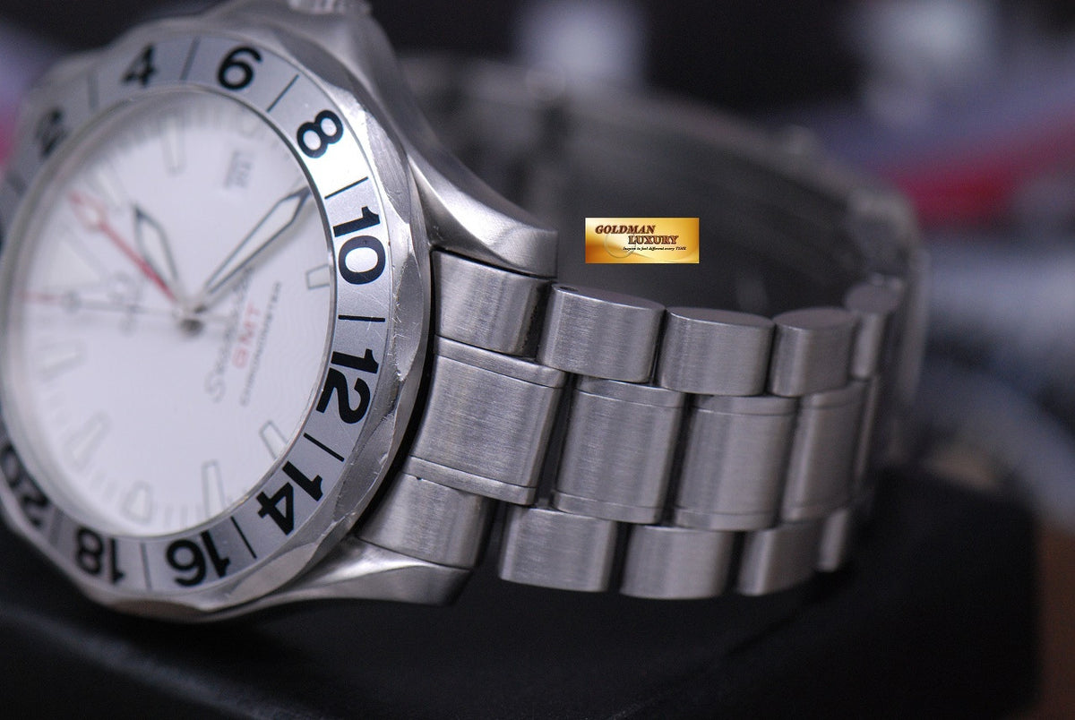 [SOLD] OMEGA SEAMASTER DIVER GMT 41mm AUTOMATIC WHITE (NEAR MINT)
