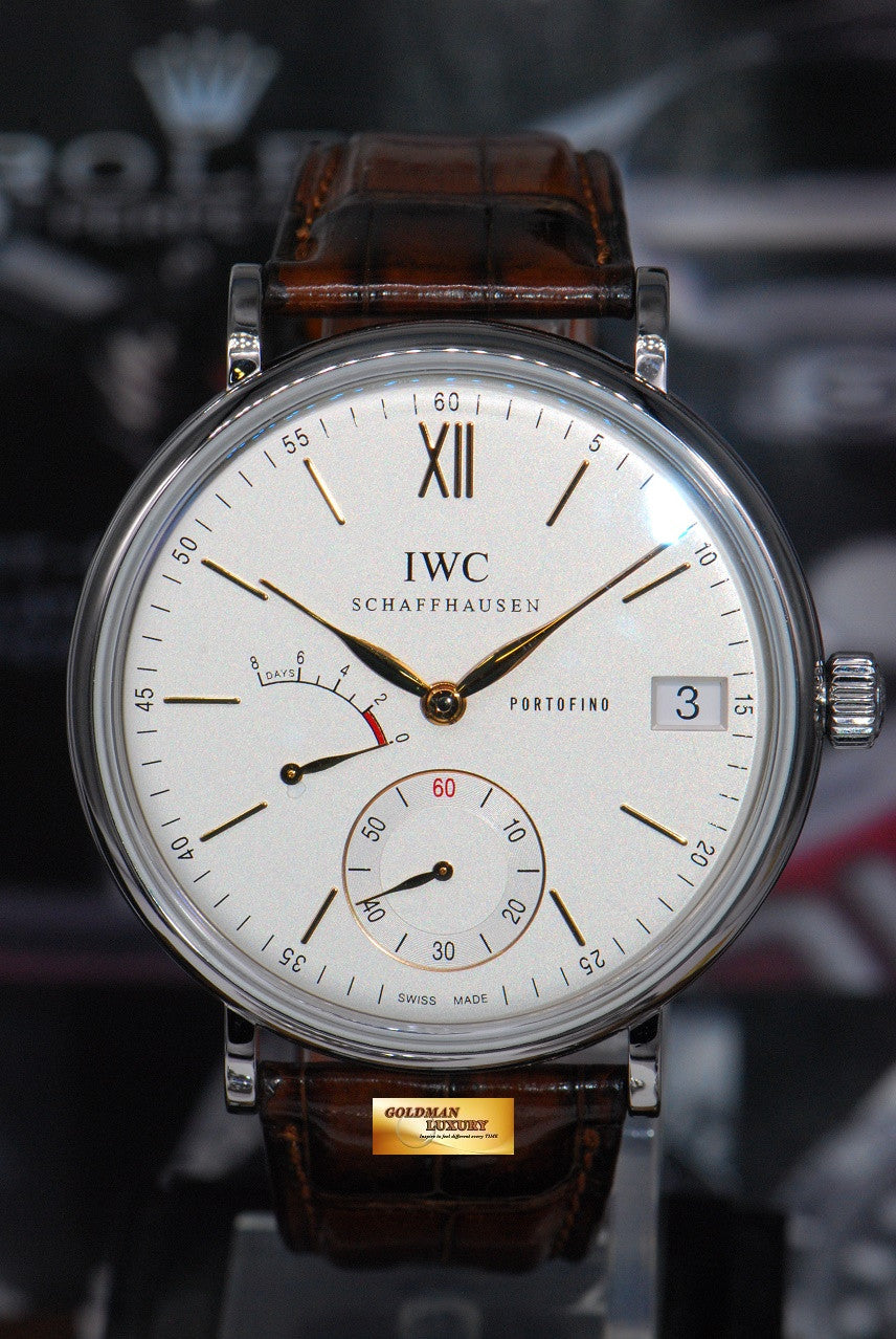 [SOLD] IWC PORTOFINO 8 DAYS POWER RESERVE MANUAL WINDING IW5101 (NEAR MINT)