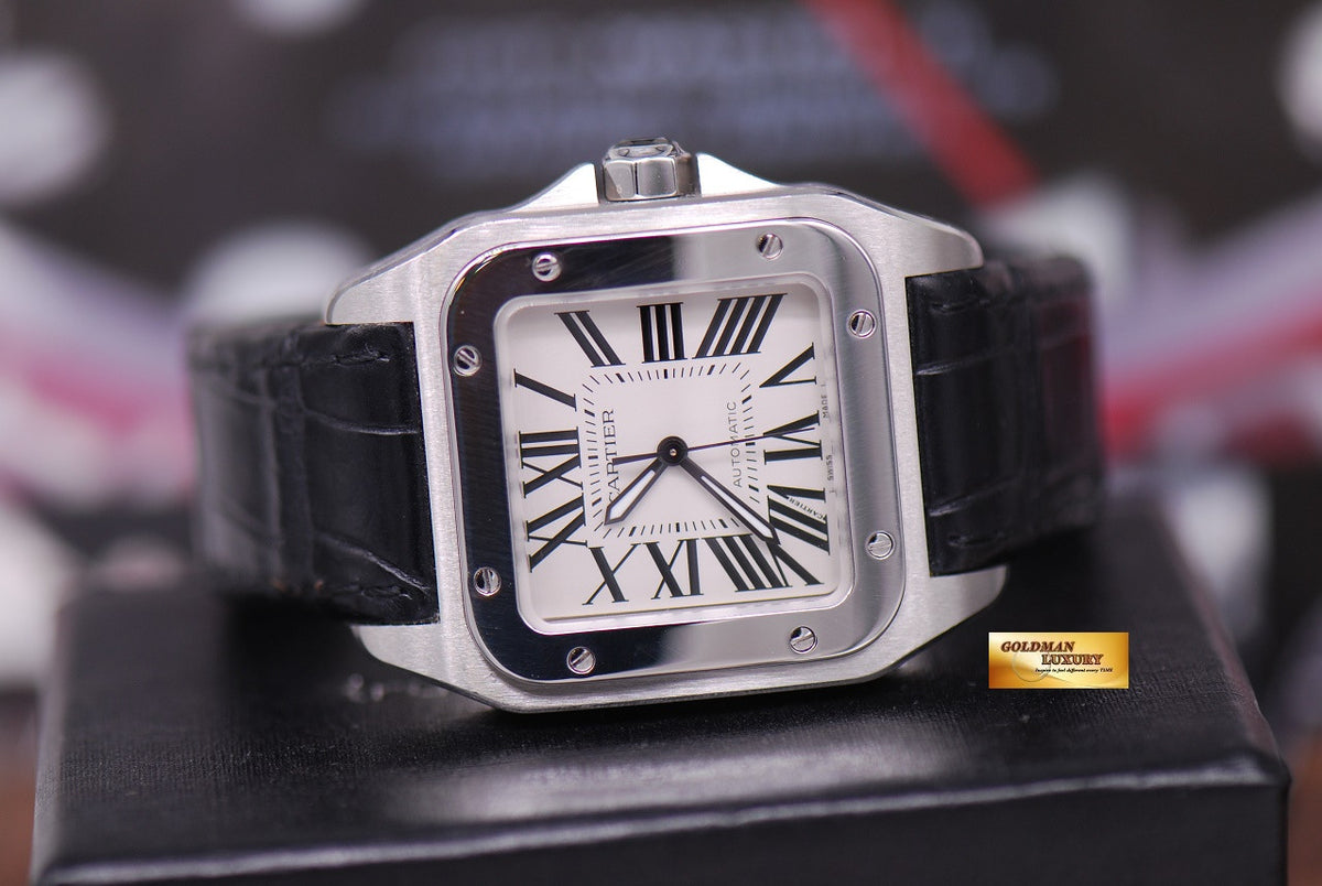 [SOLD] CARTIER SANTOS 100 MIDSIZE AUTOMATIC (MINT)