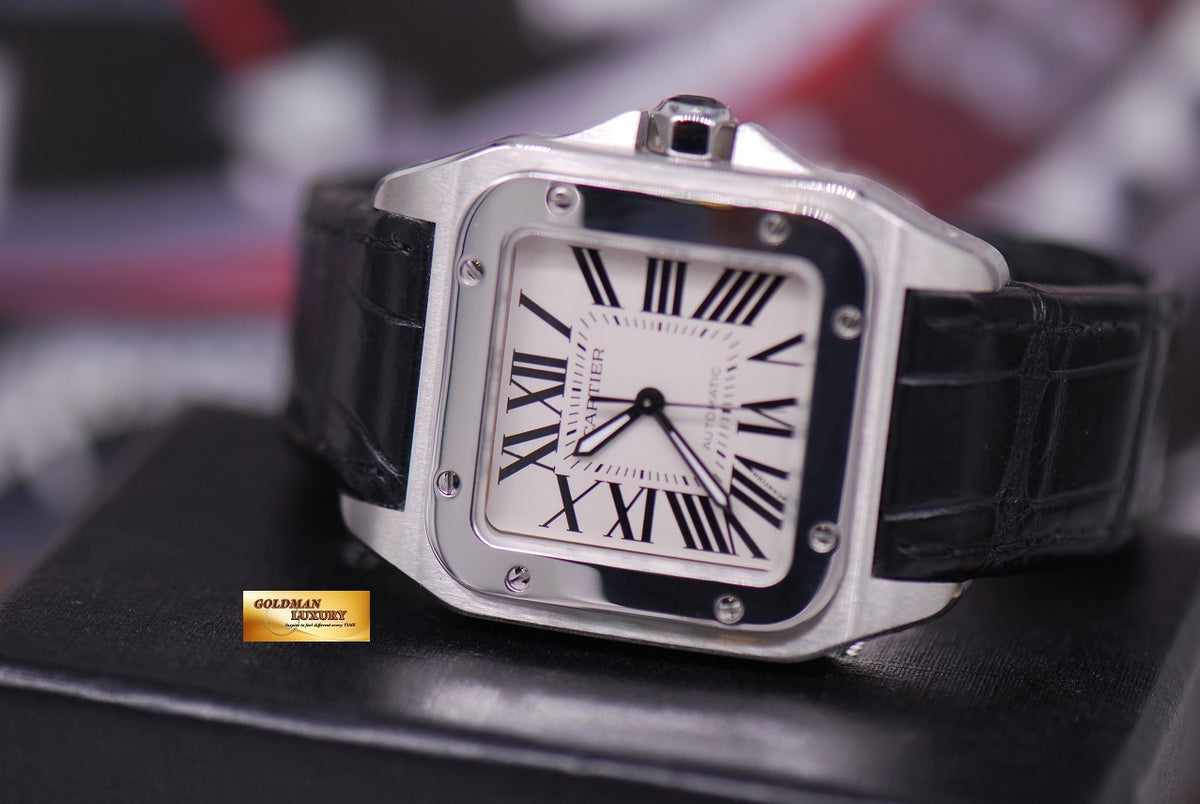 [SOLD] CARTIER SANTOS 100 MIDSIZE AUTOMATIC (MINT)