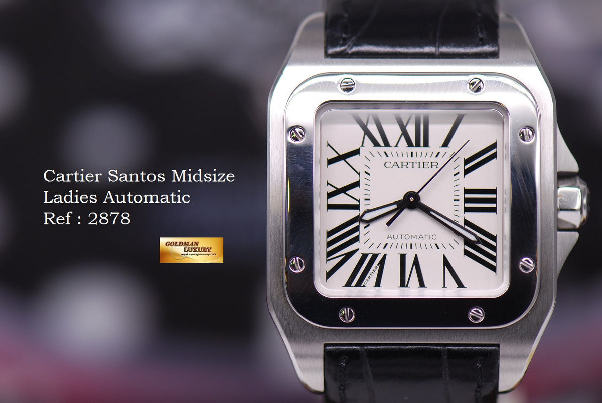 [SOLD] CARTIER SANTOS 100 MIDSIZE AUTOMATIC (MINT)