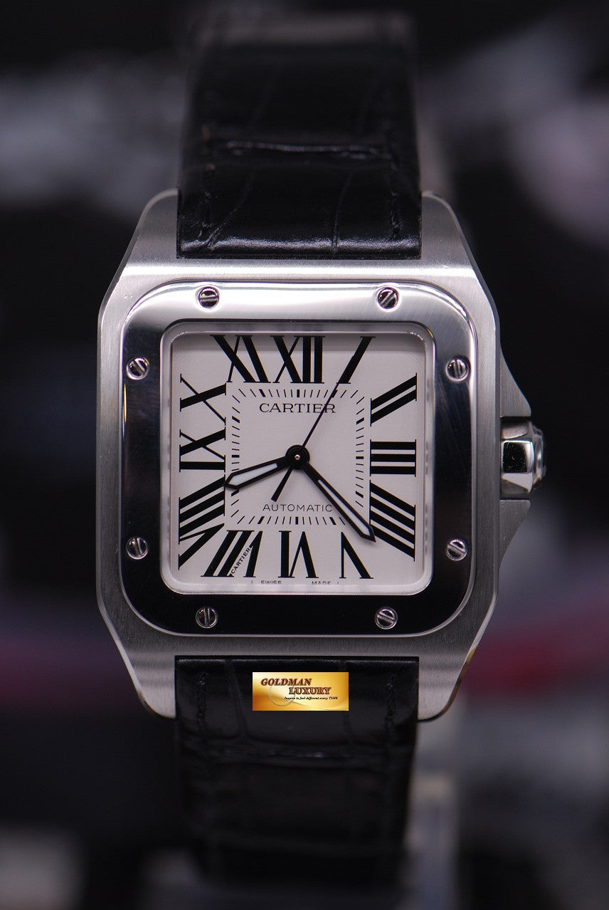 [SOLD] CARTIER SANTOS 100 MIDSIZE AUTOMATIC (MINT)