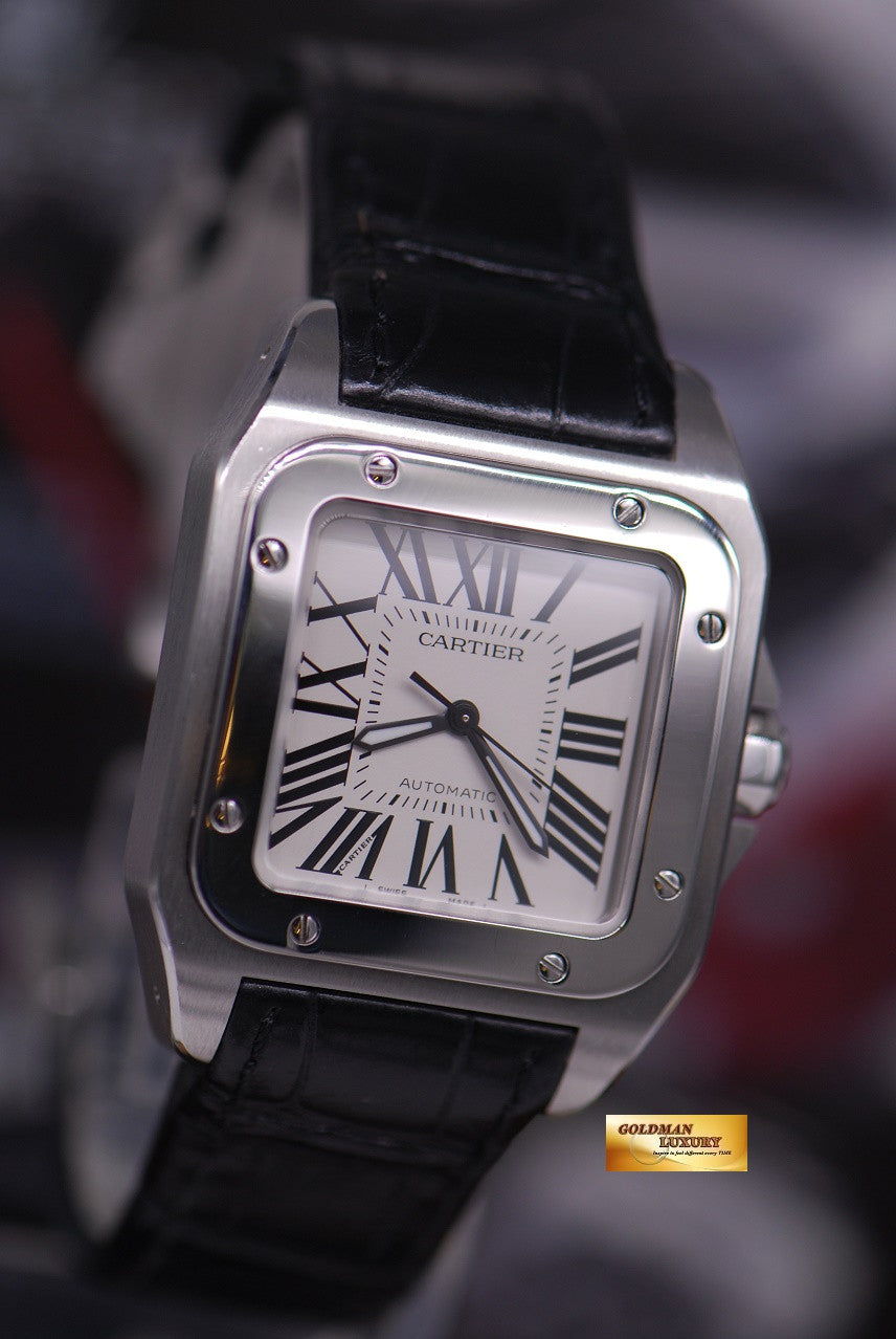 [SOLD] CARTIER SANTOS 100 MIDSIZE AUTOMATIC (MINT)