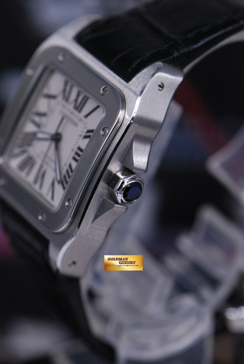 [SOLD] CARTIER SANTOS 100 MIDSIZE AUTOMATIC (MINT)