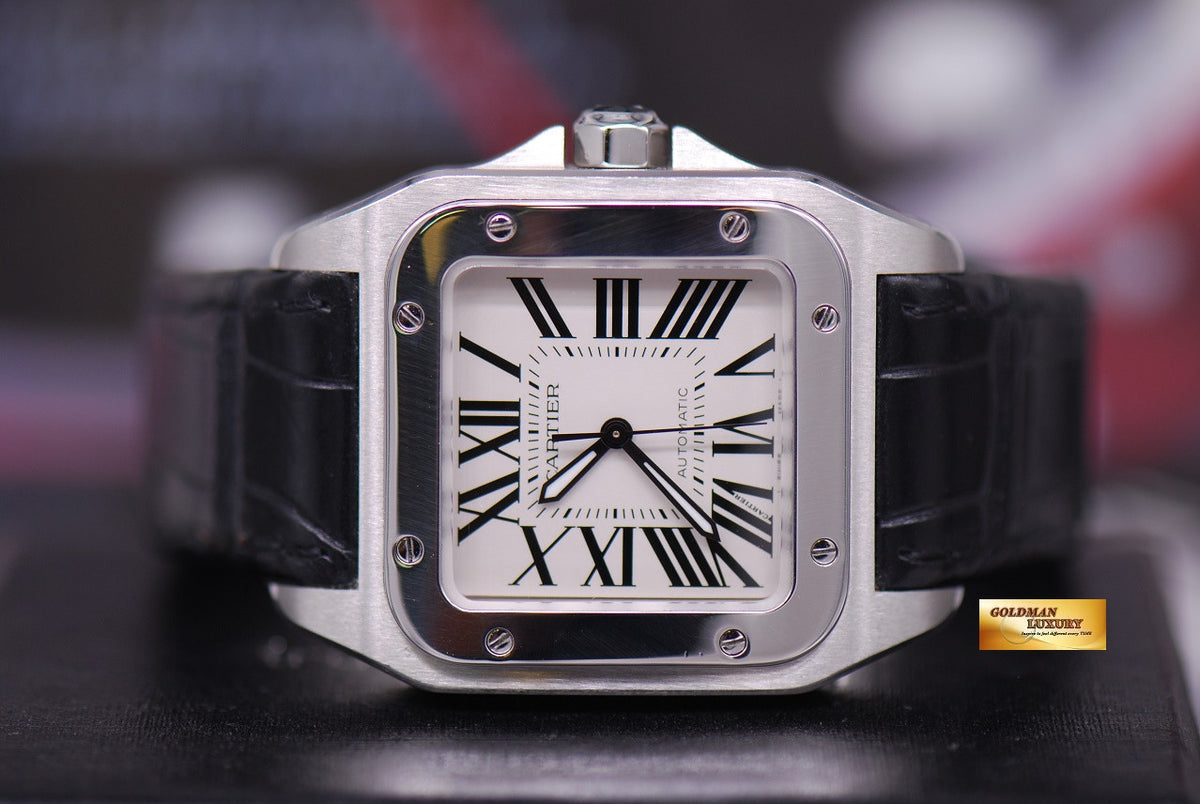 [SOLD] CARTIER SANTOS 100 MIDSIZE AUTOMATIC (MINT)