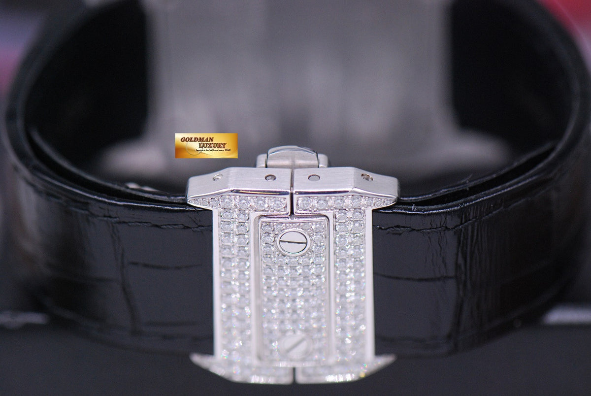 [SOLD] CARTIER SANTOS 100 XL CUSTOM FULL PAVED DIAMONDS AUTOMATIC (MINT)