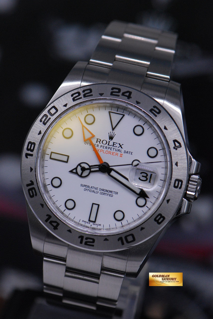 [SOLD] ROLEX OYSTER PERPETUAL EXPLORER II REF 216570 WHITE (MINT)