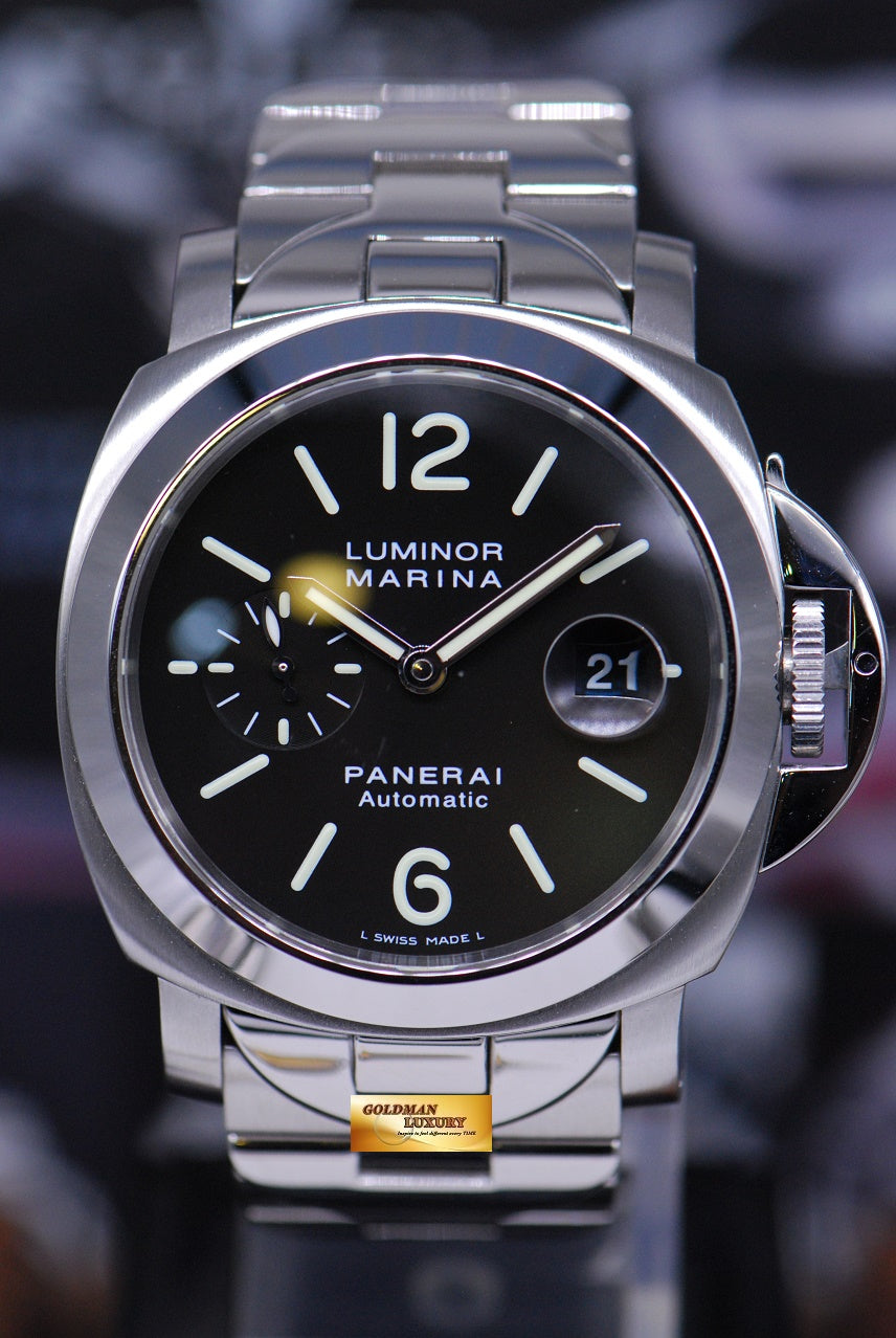 [SOLD] PANERAI LUMINOR MARINA 44mm SS with BRACELET AUTOMATIC PAM 220 (MINT)