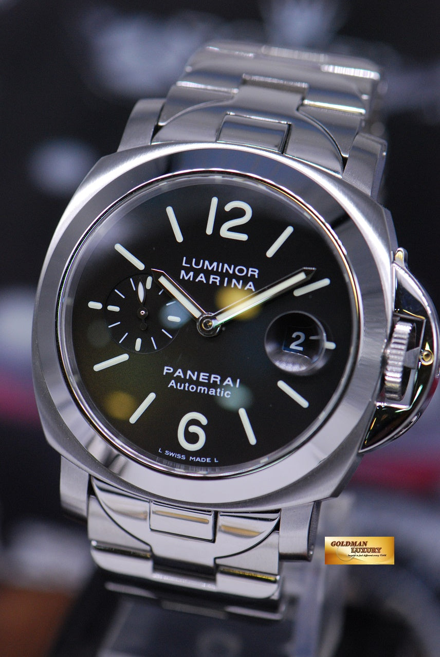 [SOLD] PANERAI LUMINOR MARINA 44mm SS with BRACELET AUTOMATIC PAM 220 (MINT)