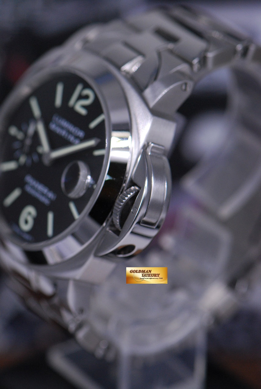 [SOLD] PANERAI LUMINOR MARINA 44mm SS with BRACELET AUTOMATIC PAM 220 (MINT)