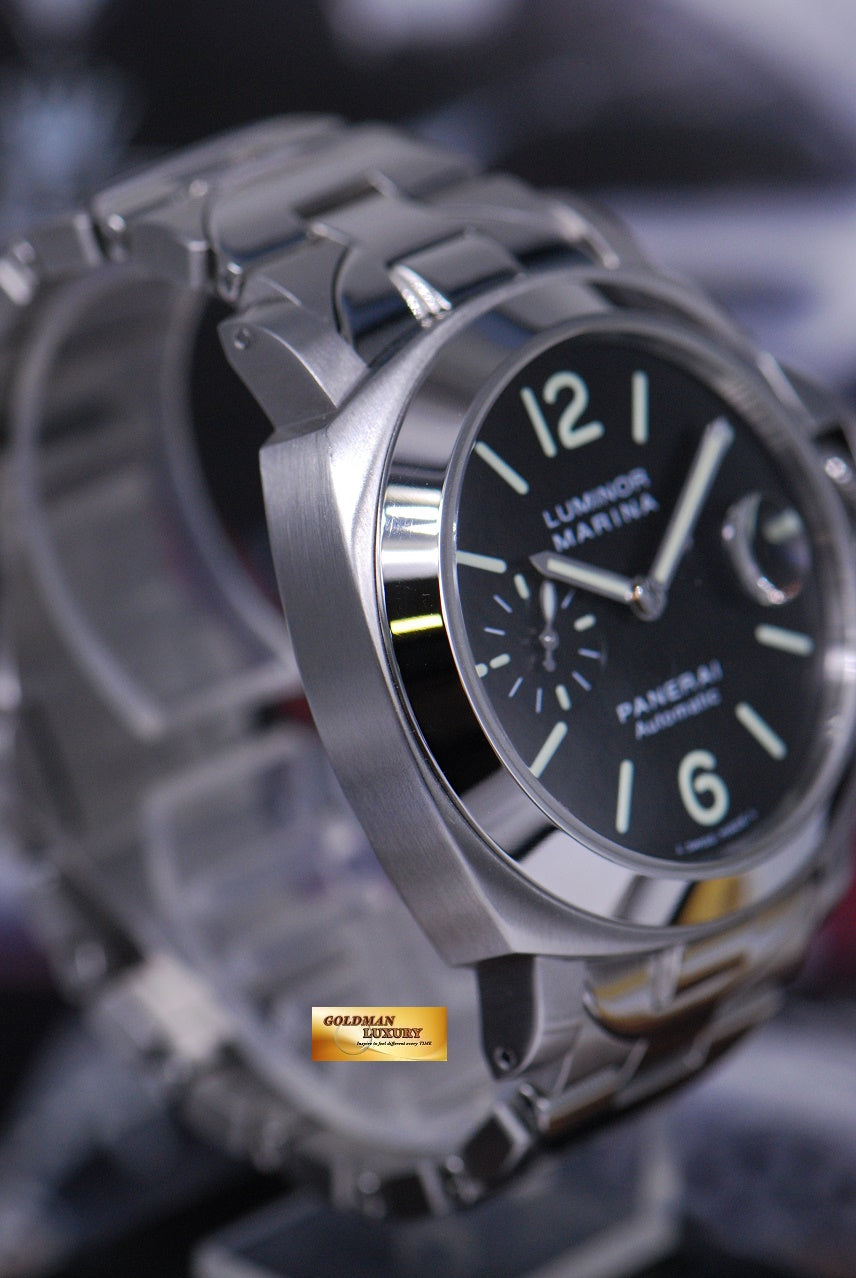 [SOLD] PANERAI LUMINOR MARINA 44mm SS with BRACELET AUTOMATIC PAM 220 (MINT)
