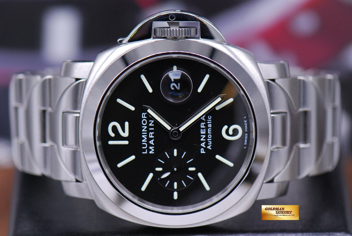 [SOLD] PANERAI LUMINOR MARINA 44mm SS with BRACELET AUTOMATIC PAM 220 (MINT)