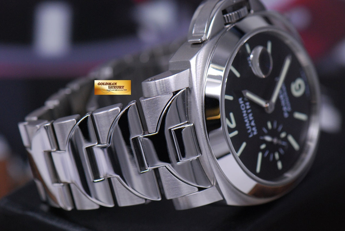 [SOLD] PANERAI LUMINOR MARINA 44mm SS with BRACELET AUTOMATIC PAM 220 (MINT)