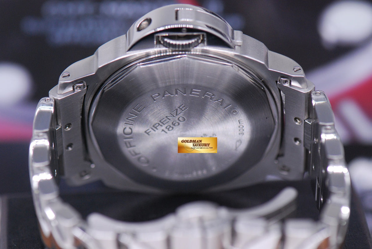 [SOLD] PANERAI LUMINOR MARINA 44mm SS with BRACELET AUTOMATIC PAM 220 (MINT)