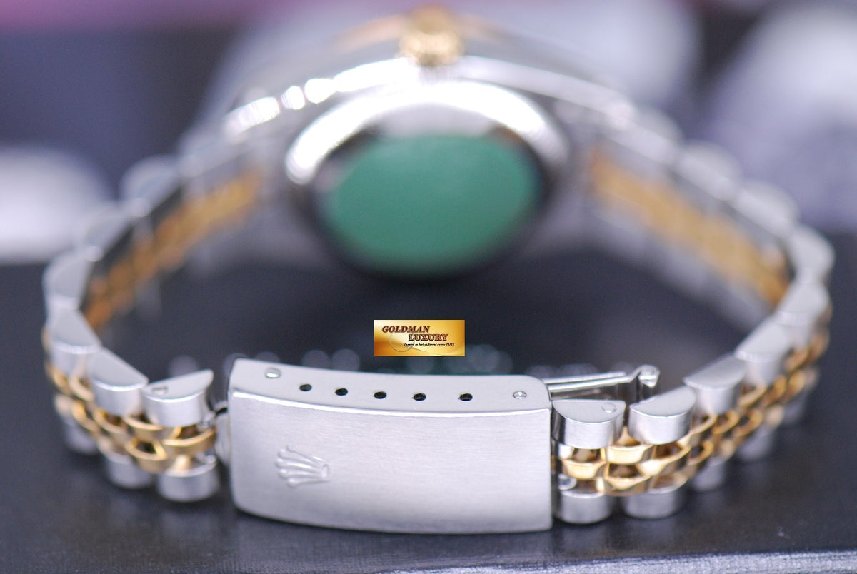 [SOLD] ROLEX OYSTER PERPETUAL DATEJUST LADIES 26mm HALF-GOLD 69173 (MINT)